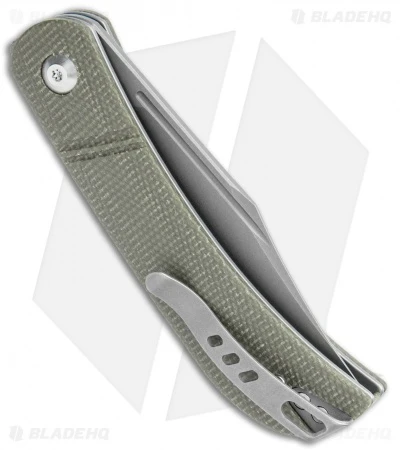CIVIVI Appalachian Drifter Slip Joint Knife Dark Green Micarta (2.9"SW) C2015C 3 CIVIVI Appalachian Drifter Slip Joint Knife Dark Green Micarta (2.9"SW) C2015C - Image 3