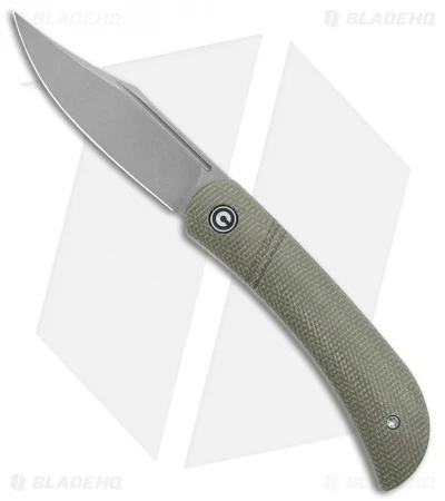 CIVIVI Appalachian Drifter Slip Joint Knife Dark Green Micarta (2.9"SW) C2015C 1 CIVIVI Appalachian Drifter Slip Joint Knife Dark Green Micarta (2.9"SW) C2015C