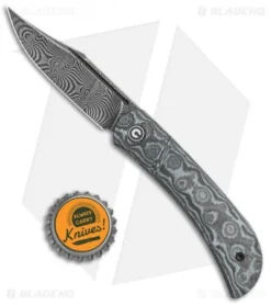 CIVIVI Appalachian Drifter Knife Gray G-10 W/ Rose CF (2.9" Damascus) C2015DS-1 -Civivi Knives Store CIVIVI Appalachian Drifter SJ Gray G 10 Rose CF Damascus C2015DS 1 BHQ 116953 jr bottlecap