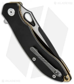 CIVIVI Aquila Flipper Liner Lock Knife Black G-10 (3.4" Black) C805E -Civivi Knives Store CIVIVI Aquila Flipper LL Black G 10 Black BHQ 89932 jr side