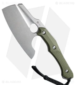CIVIVI Aratra D2 Fixed Blade Knife OD Green G-10 (7.32" Stonewash)