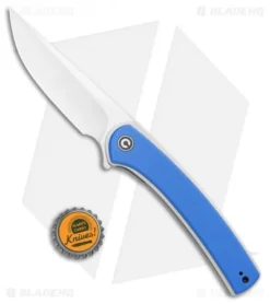 CIVIVI Asticus Liner Lock Knife Blue G-10 (3.8" Satin) C2002C -Civivi Knives Store CIVIVI Asticus LL Blue G 10 Damascus C2002C BHQ 109010 jr bottlecap
