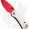 CIVIVI Baby Banter Liner Lock Knife Ivory G-10 (2.34" Red Nitro-V)