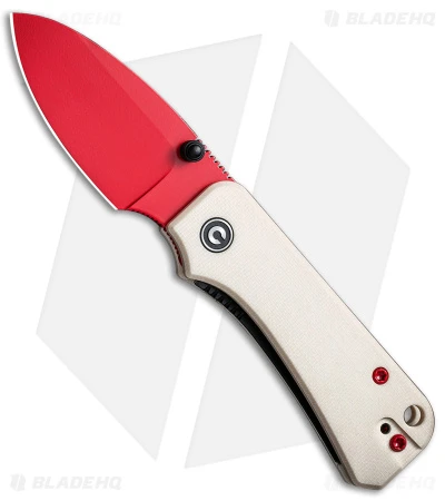 CIVIVI Baby Banter Liner Lock Knife Ivory G-10 (2.34" Red Nitro-V) 1 CIVIVI Baby Banter Liner Lock Knife Ivory G-10 (2.34" Red Nitro-V)