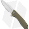 CIVIVI Baklash Flipper Liner Lock Knife Tan G-10 (3.5" Satin) C801B