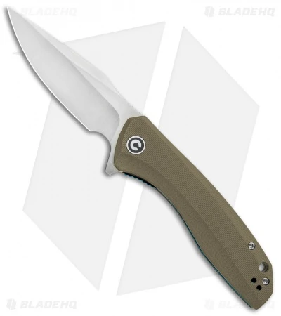 CIVIVI Baklash Flipper Liner Lock Knife Tan G-10 (3.5" Satin) C801B 1 CIVIVI Baklash Flipper Liner Lock Knife Tan G-10 (3.5" Satin) C801B