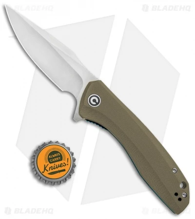 CIVIVI Baklash Flipper Liner Lock Knife Tan G-10 (3.5" Satin) C801B 4 CIVIVI Baklash Flipper Liner Lock Knife Tan G-10 (3.5" Satin) C801B - Image 4