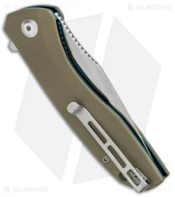 CIVIVI Baklash Flipper Liner Lock Knife Tan G-10 (3.5" Satin) C801B 6 CIVIVI Baklash Flipper Liner Lock Knife Tan G-10 (3.5" Satin) C801B -Civivi Knives Store CIVIVI Backlash Flipper LL Tan G 10 Satin C801B BHQ 87965 jr side