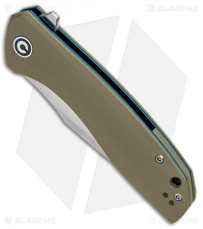 CIVIVI Baklash Flipper Liner Lock Knife Tan G-10 (3.5" Satin) C801B 2 CIVIVI Baklash Flipper Liner Lock Knife Tan G-10 (3.5" Satin) C801B - Image 2