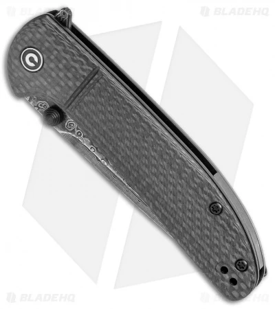 CIVIVI Badlands Vagabond Folding Knife Carbon Fiber (3.3" Damascus) C2019DS-1 2 CIVIVI Badlands Vagabond Folding Knife Carbon Fiber (3.3" Damascus) C2019DS-1 - Image 2