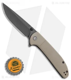 CIVIVI Badlands Vagabond Folding Knife Tan FRN (3.25" Black) C2019A -Civivi Knives Store CIVIVI Badlands Vagabond Folding Knife Tan FRN 3.25 Black C2019A BHQ 117966 LS Bottlecap