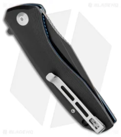 CIVIVI Baklash Flipper Liner Lock Knife Black G-10 (3.5" Black Stonewash) C801H -Civivi Knives Store CIVIVI Baklash Flipper LL Black G 10 Black SW C801H BHQ 103160 jr side