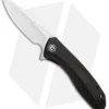 CIVIVI Baklash Flipper Liner Lock Knife Ebony Wood (3.5" Satin) C801E