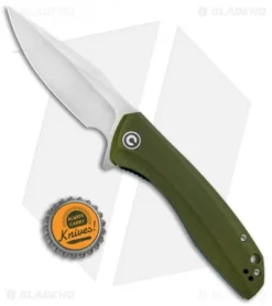 CIVIVI Baklash Flipper Liner Lock Knife OD Green G-10 (3.5" Satin) C801A -Civivi Knives Store CIVIVI Baklash Flipper LL OD Green G 10 Satin C801A BHQ 87964 jr bottlecap 1