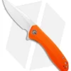 CIVIVI Baklash Flipper Liner Lock Knife Orange G-10 (3.5" Satin) C801G