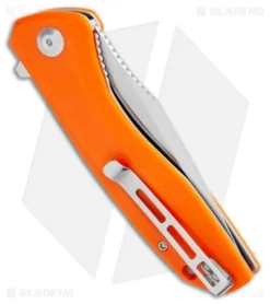CIVIVI Baklash Flipper Liner Lock Knife Orange G-10 (3.5" Satin) C801G -Civivi Knives Store CIVIVI Baklash Flipper LL Orange G 10 Satin C801G BHQ 103151 jr side