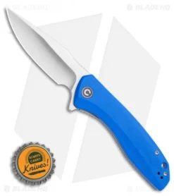 CIVIVI Baklash Flipper Liner Lock Knife Blue G-10 (3.5" Satin) C801F 7 CIVIVI Baklash Flipper Liner Lock Knife Blue G-10 (3.5" Satin) C801F -Civivi Knives Store CIVIVI Baklash Flipper Liner Lock Knife Blue G 10 3.5in Satin C801F LS Bottlecap