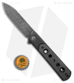 CIVIVI Banneret Frame Lock Knife Twill CF/Steel (3.7" Dam) C20040-DS1 7 CIVIVI Banneret Frame Lock Knife Twill CF/Steel (3.7" Dam) C20040-DS1 -Civivi Knives Store CIVIVI Banneret FL TWill CF Steel Damascus BHQ 174440 jr bottlecap