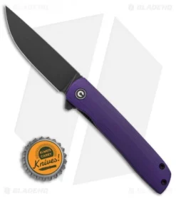 CIVIVI Brad Zinker Bo Liner Lock Knife Purple G-10 (2.9" Black SW) -Civivi Knives Store CIVIVI Brad Zinker Bo LL Purple G 10 Black SW BHQ 136916 td size jr