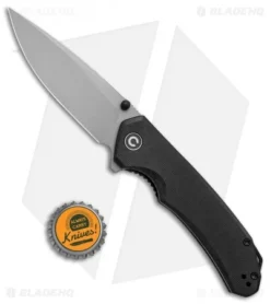 CIVIVI Brazen Drop Point Liner Lock Knife Black G-10 (3.5" Stonewash) C2102C 7 CIVIVI Brazen Drop Point Liner Lock Knife Black G-10 (3.5" Stonewash) C2102C -Civivi Knives Store CIVIVI Brazen DP LL Black G 10 SW C2102C BHQ 121005 jr bottlecap