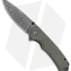 CIVIVI Brazen Drop Point Liner Lock Knife Dark Green Micarta (3.5" Damascus)