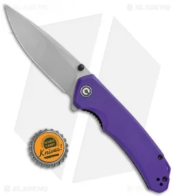 CIVIVI Brazen Drop Point Liner Lock Knife Purple G-10 (3.5" Stonewash) C2102A -Civivi Knives Store CIVIVI Brazen DP LL Purple G 10 SW BHQ 121004 jr bottlecap