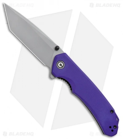 CIVIVI Brazen Tanto Liner Lock Knife Purple G-10 (3.5" SW D2) C2023A 1 CIVIVI Brazen Tanto Liner Lock Knife Purple G-10 (3.5" SW D2) C2023A