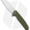 CIVIVI Brigand Liner Lock Knife OD Green G-10 (3.5" Satin D2) C909A