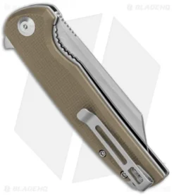 CIVIVI Brigand Liner Lock Knife Tan G-10 (3.5" Satin D2) C909B 7 CIVIVI Brigand Liner Lock Knife Tan G-10 (3.5" Satin D2) C909B -Civivi Knives Store CIVIVI Brigand LL Tan G 10 Satin C909B BHQ 101618 jr side