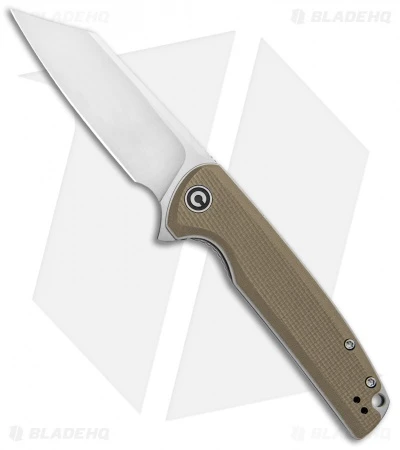 CIVIVI Brigand Liner Lock Knife Tan G-10 (3.5" Satin D2) C909B 1 CIVIVI Brigand Liner Lock Knife Tan G-10 (3.5" Satin D2) C909B