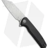 CIVIVI Brigand Liner Lock Knife Black G-10 (3.5" Damascus) C909DS