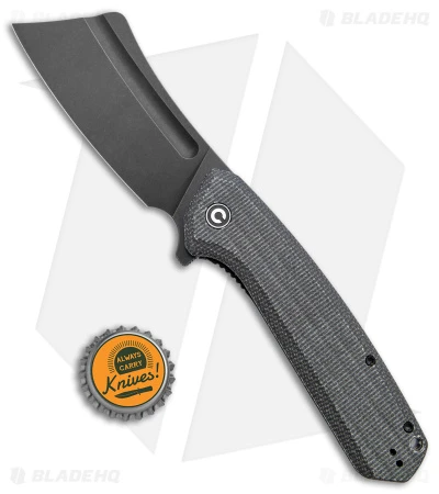 CIVIVI Bullmastiff Liner Lock Knife Dark Green Micarta (3.8" Black SW) C2006F 4 CIVIVI Bullmastiff Liner Lock Knife Dark Green Micarta (3.8" Black SW) C2006F - Image 4