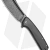 CIVIVI Bullmastiff Liner Lock Knife Twill Carbon Fiber (3.8" Black Damascus)