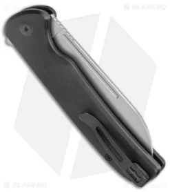 CIVIVI Chevalier Button Lock Flipper Knife Black G-10 (3.5" Satin) C20022-1 -Civivi Knives Store CIVIVI Chevalier Button Lock Flipper Black G 10 Satin BHQ 142905 jr side