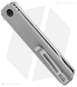 CIVIVI Chronic Liner Lock Knife Gray G-10 (3.22" Satin) -Civivi Knives Store CIVIVI Chronic LL Gray G 10 Satin C917A BHQ 105673 jr side