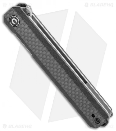 CIVIVI Chronic Liner Lock Knife Carbon Fiber (3.22" Damascus) 2 CIVIVI Chronic Liner Lock Knife Carbon Fiber (3.22" Damascus) - Image 2