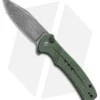 CIVIVI Cogent Button Lock Knife Green Micarta (3.5" Damascus) C20038D-DS1