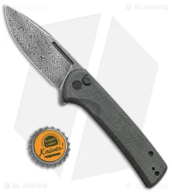 CIVIVI Conspirator Button Lock Knife Dark Green Micarta (3.5" Damascus) 7 CIVIVI Conspirator Button Lock Knife Dark Green Micarta (3.5" Damascus) -Civivi Knives Store CIVIVI Conspirtator Button Lock Dark Green Micarta Damascus BHQ 141467 jr bottlecap