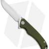 CIVIVI Courser Flipper Liner Lock Knife OD Green G-10 (3.4" Satin) C804A
