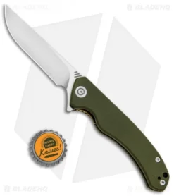 CIVIVI Courser Flipper Liner Lock Knife OD Green G-10 (3.4" Satin) C804A -Civivi Knives Store CIVIVI Courser Flipper LL OD Green G 10 Satin BHQ 89923 jr bottlecap