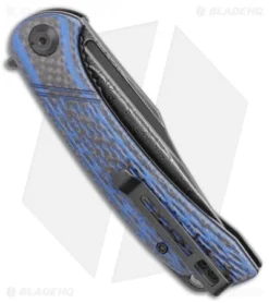 CIVIVI Dogma Liner Lock Blue G-10 / CF (3.5" Black Damascus) C2014DS-2 6 CIVIVI Dogma Liner Lock Blue G-10 / CF (3.5" Black Damascus) C2014DS-2 -Civivi Knives Store CIVIVI Dogma Liner Lock Blue G 10 CF 3.5 Black Damascus C2014DS 2 BHQ 115986 LS Side