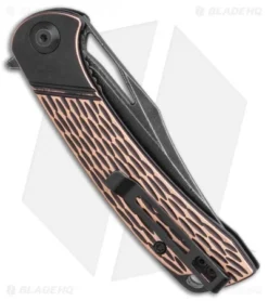 CIVIVI Dogma Liner Lock Copper (3.5" Damascus) C2005DS-2 6 CIVIVI Dogma Liner Lock Copper (3.5" Damascus) C2005DS-2 -Civivi Knives Store CIVIVI Dogma Liner Lock Copper 3.5 Black Damascus C2005DS 2 BHQ 115988 LS Side