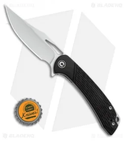 CIVIVI Dogma Liner Lock Knife Black G-10 (3.5" Satin) -Civivi Knives Store CIVIVI Dogma Liner Lock Knife Black G 10 3.5in Satin C2005D BHQ 112162 LS Bottlecap
