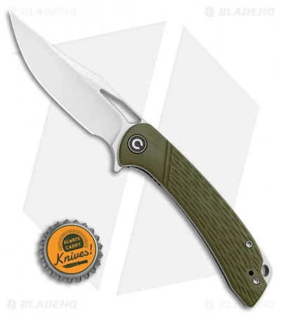 CIVIVI Dogma Liner Lock Knife OD Green G-10 (3.5" Satin) 4 CIVIVI Dogma Liner Lock Knife OD Green G-10 (3.5" Satin) - Image 4