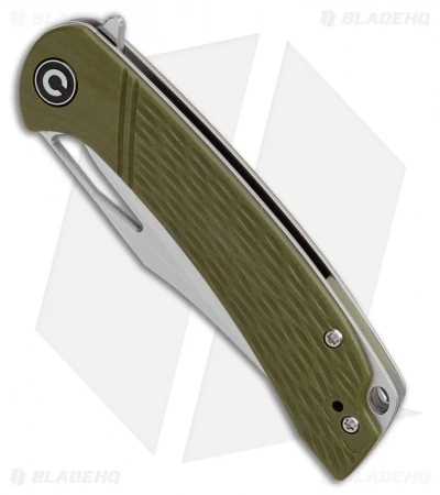 CIVIVI Dogma Liner Lock Knife OD Green G-10 (3.5" Satin) 2 CIVIVI Dogma Liner Lock Knife OD Green G-10 (3.5" Satin) - Image 2