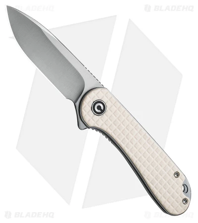 CIVIVI Elementum Knife Frag Patterned Ivory G-10 (3.4" Satin) 1 CIVIVI Elementum Knife Frag Patterned Ivory G-10 (3.4" Satin)