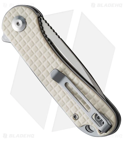 CIVIVI Elementum Knife Frag Patterned Ivory G-10 (3.4" Satin) 2 CIVIVI Elementum Knife Frag Patterned Ivory G-10 (3.4" Satin) - Image 2