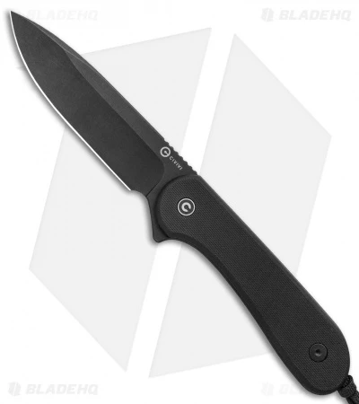 CIVIVI Elementum Fixed Blade Knife Flat Black G-10 (4" Black SW) 1 CIVIVI Elementum Fixed Blade Knife Flat Black G-10 (4" Black SW)