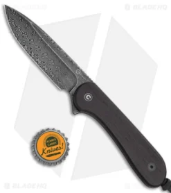 CIVIVI Elementum Fixed Blade Knife Flat Black Ebony (4" Damascus) C2105-DS1 -Civivi Knives Store CIVIVI Elementum Fixed Blade Flat Black Ebony Damascus BHQ 144188 jr bottlecap