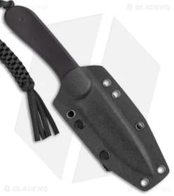 CIVIVI Elementum Fixed Blade Knife Flat Black Ebony (4" Damascus) C2105-DS1 -Civivi Knives Store CIVIVI Elementum Fixed Blade Flat Black Ebony Damascus BHQ 144188 jr sheath 2